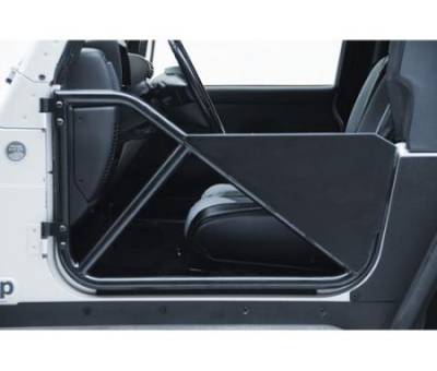 Smittybilt - SRC Tubular Doors Rear 97-06 Wrangler TL/LJ Black Textured SmittyBilt