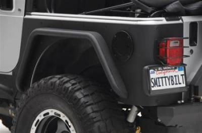 Smittybilt - XRC Rear 3 Inch Fender Flares 97-06 Wrangler TJ/LJ Black Textured Smittybilt