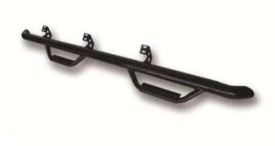 Smittybilt - Nerf Steps 06-15 FJ Cruiser 4 Step 2 Inch Main Tube Black Powder Coat Smittybilt