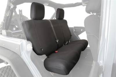 Smittybilt - GEAR Seat Covers 08-12 Wrangler JK 4 DR Rear Custom Fit Black Smittybilt