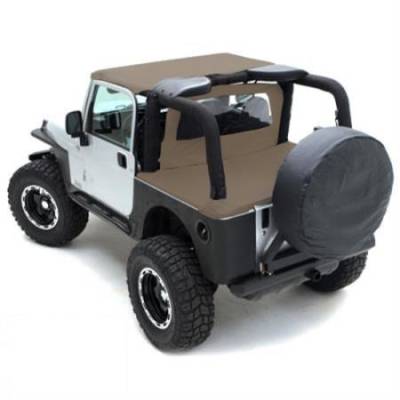 Smittybilt - Wind Breaker 76-06  Wrangler YJ, TJ, LJ Denim Spice Smittybilt