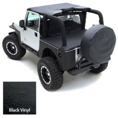 Smittybilt - Standard Soft Top 55-75 Jeep CJ5, M38A1 Vinyl Black Smittybilt