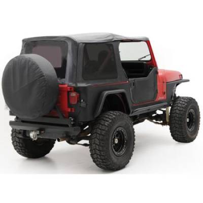 Smittybilt - Soft Top 87-95 Wrangler YJ OEM Replacement W/Tinted Windows Black Denim Smittybilt