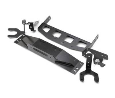 Smittybilt - Winch Plate Raised For OE Bumpers 07-Pres Wrangler JK Smittybilt