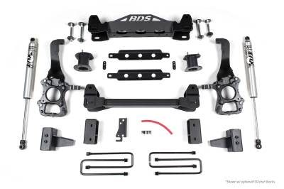 BDS Suspension - BDS Suspension 4" Suspension Lift Kit System for Ford F150 2WD pickup trucks - 1523H