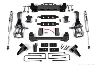 BDS Suspension - BDS Suspension 6" Suspension Lift Kit System for Ford F150 2WD pickup trucks - 1522H