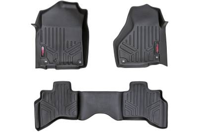Rough Country - ROUGH COUNTRY FLOOR MATS FR & RR | QUAD CAB | DODGE 1500 2WD/4WD (2002-2008)