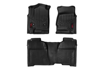 Rough Country - ROUGH COUNTRY FLOOR MATS FR & RR | CREW | CHEVY/GMC CANYON/COLORADO (15-22)