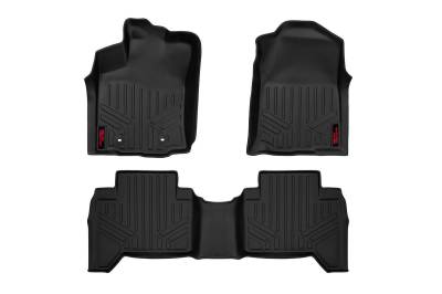 Rough Country - ROUGH COUNTRY FLOOR MATS FRONT AND REAR | TOYOTA TACOMA 2WD/4WD (2016-2022)