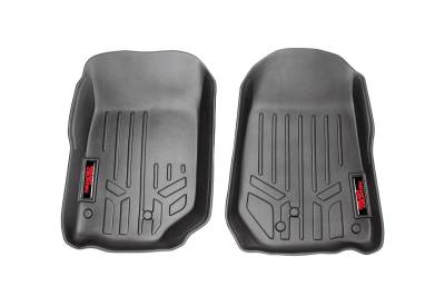 Rough Country - ROUGH COUNTRY FLOOR MATS FRONT | JEEP WRANGLER JK (2007-2013)