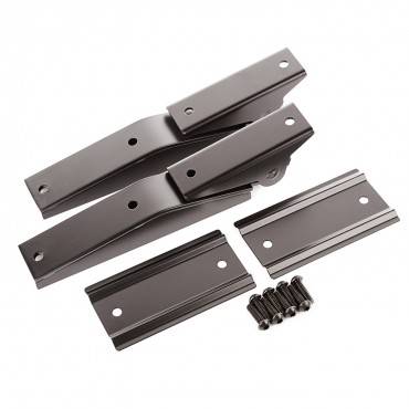 Rugged Ridge - Rugged Ridge TAILGATE HINGE SET, BLACK; 97-06 JEEP WRANGLER TJ - 11218.10