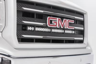 Rough Country - Rough Country GM 30IN CURVED CREE LED GRILLE KIT | SINGLE ROW (14-18 SILVERADO/SIERRA 1500) - 70625