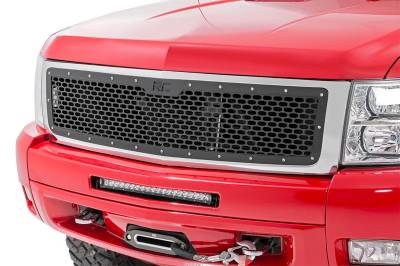 Rough Country - Rough Country CHEVROLET MESH GRILLE (07-13 SILVERADO 1500) - 70194