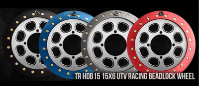 TrailReady Beadlocks - Trail Ready HDB15, 15x6 UTV Racing Beadlock Wheel *USA MADE*