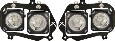 VISION X Lighting - Vision X 2008 – 2017 POLARIS RZR FACTORY HEADLIGHT UPGRADE TWIN HEADLIGHT SYSTEM *Select Options* - XIL-OEHL08RZR900