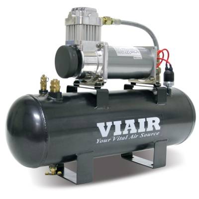 VIAIR - VIAIR 200 PSI 2.0 Gal. Tank Fast-Fill-200 Air Source Kit (12V, 200 PSI Compressor) - 20007