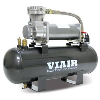 VIAIR - VIAIR 200 PSI 2.0 Gal. Tank High-Flow-200 Air Source Kit (12V, 200 PSI Compressor) - 20008