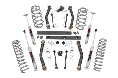Rough Country - ROUGH COUNTRY 4 INCH LIFT KIT JEEP WRANGLER TJ 4WD (1997-2002)