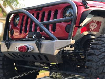 Motobilt - JEEP JK "CRUSHER" BUMPER WITH GRILL HOOP AND STINGER - MB1011-L