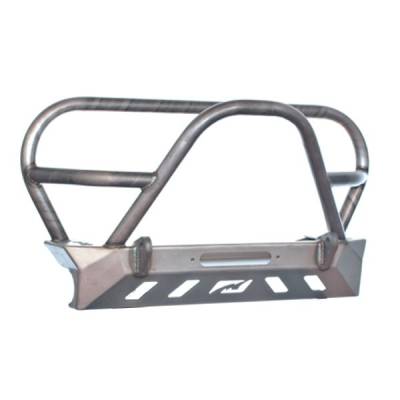 Motobilt - MOTOBILT JEEP YJ, TJ, LJ FRONT BUMPER WITH GRILL HOOP & STINGER - MB1069-L