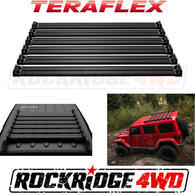 TeraFlex - TERAFLEX JK Nebo Roof Rack Cargo Slat Kit - Black - 4722060