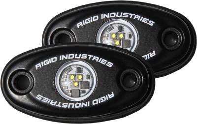 RIGID INDUSTRIES - Rigid Industries 482093 A-Series Cool White High Strength LED Light with Frame, (Set of 2)