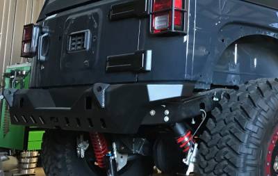 Motobilt - MOTOBILT JEEP JK "CRUSHER" REAR BUMPER - MB1072