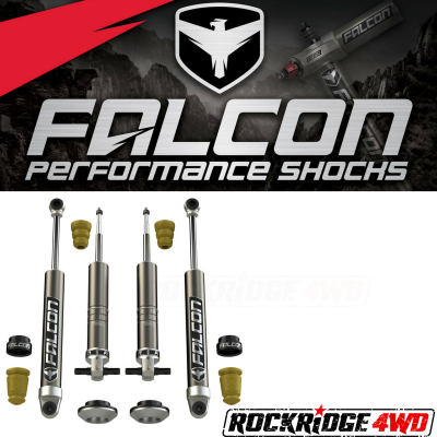 Falcon Shocks - 2014-18 Chevrolet Silverado 1500 & GMC Sierra 1500 Falcon Sport Shocks Leveling System Package - 07-04-21-400-002