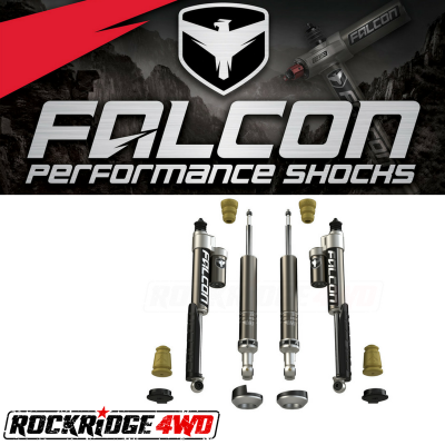 Falcon Shocks - 2005+ Toyota Tacoma Falcon Sport Shocks Leveling System - 08-04-21-400-002