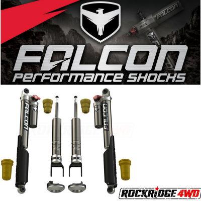 Falcon Shocks - 2009+ Ram 1500 Falcon Sport Shocks Tow/Haul Leveling System - 06-04-32-400-002
