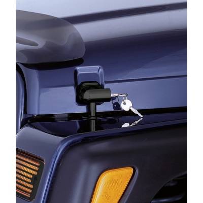 Rugged Ridge - LOCKING HOOD CATCH KIT; 97-06 JEEP WRANGLER TJ - 11210.10