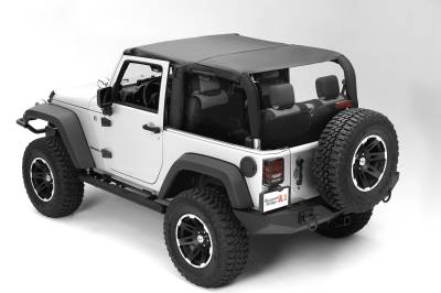 Rugged Ridge - MONTANA POCKET ISLAND TOPPER, BLACK DIAMOND; 10-18 WRANGLER JK, 2 DOOR - 13621.35