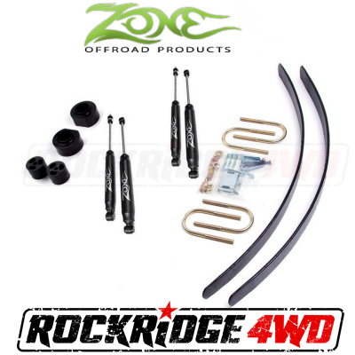 Zone Offroad - Zone Offroad 2" Jeep Cherokee XJ 84-01 Suspension System - J4N / J5N