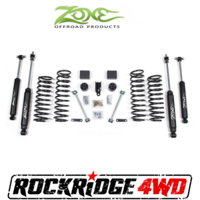 Zone Offroad - Zone Offroad 3" Jeep Wrangler JK 2 Door/4 Door/Rubicon 07-18 Suspension System Lift Kit - J12N / J13N