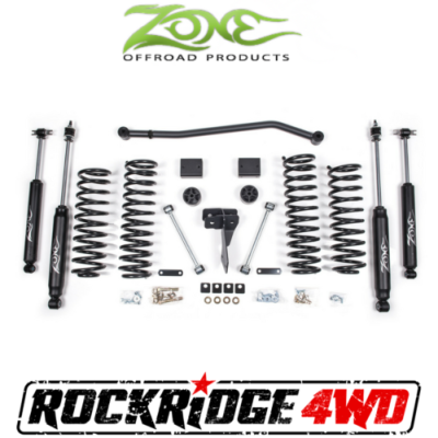 Zone Offroad - Zone Offroad 4" Jeep Wrangler JK 2 Door/4 Door/Rubicon 07-18 Suspension System Lift Kit - J14N / J15N