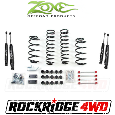 Zone Offroad - Zone Offroad 4.25" Combo Lift Kit for 97-06 Jeep Wrangler TJ/LJ/Rubicon - J25 / J26