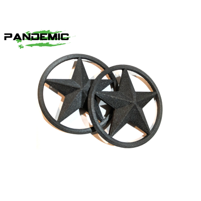 Pandemic - Pandemic Jeep JK Tailgate Plugs - Stars - Pair - PAN-P-3