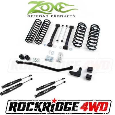 Zone Offroad - Zone Offroad 4" Lift Kit System for 99-04 Jeep Grand Cherokee WJ - J17