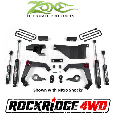 Zone Offroad - Zone Offroad 3" Adventure Series (UCA) Lift System 01-10 Chevy/GMC 2500/3500 Pickup & SUV 4WD - C31N - C32N