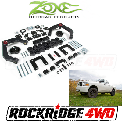 Zone Offroad - Zone Offroad 4" Combo Lift Kit 09-11 Ram 1500 4WD - D60