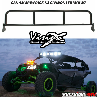 VISION X Lighting - Vision X 2017+ CAN-AM MAVERICK X3 CANNON RACK KIT *BRACKET ONLY* - XIL-OERC16CX3