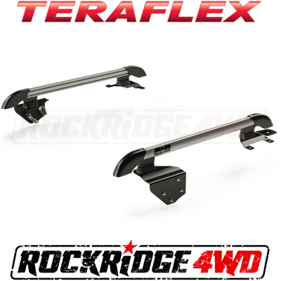 TeraFlex - Teraflex JK 2-Door Nebo Roof Rack Main Rail Kit - Silver - 4722030