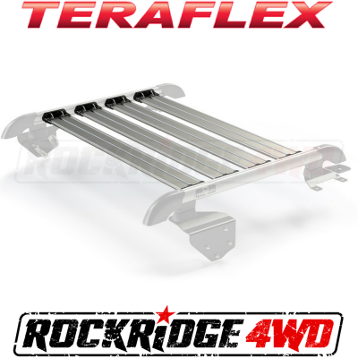 TeraFlex - Teraflex JK 2-Door Nebo Roof Rack 4-Piece Cargo Slat Kit - Silver - 4722052
