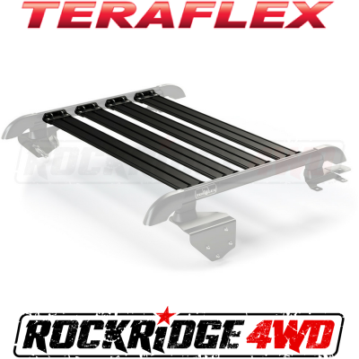 TeraFlex - Teraflex JK 2-Door Nebo Roof Rack 4-Piece Cargo Slat Kit - Black - 4722062