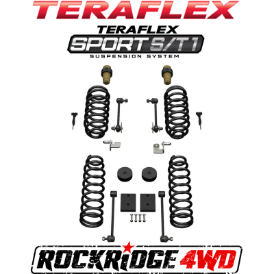 TeraFlex - TERAFLEX JK Sport S/T1 Suspension System (1.5” Leveling) - No Shocks *Select Model*  - 1211000-1311000