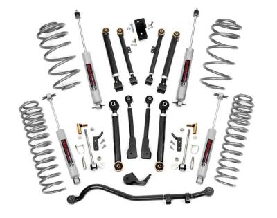 Rough Country - ROUGH COUNTRY 2.5 INCH LIFT KIT JEEP WRANGLER TJ 4WD (1997-2006)
