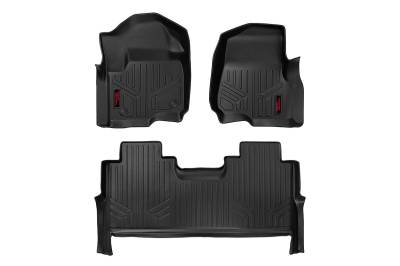 Rough Country - ROUGH COUNTRY FLOOR MATS FORD SUPER DUTY 2WD/4WD (2017-2022)