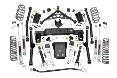 Rough Country - ROUGH COUNTRY 4 INCH LIFT KIT LONG ARM | JEEP GRAND CHEROKEE WJ 4WD (1999-2004)