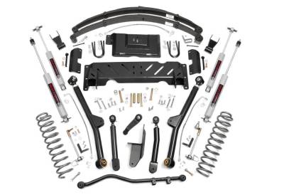 Rough Country - ROUGH COUNTRY 6.5 INCH LIFT KIT JEEP CHEROKEE XJ 4WD (84-01)