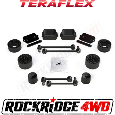 TeraFlex - Teraflex 2.5” Performance Spacer Lift Kit - No Shocks or Shock Extensions JL 2-Door Rubicon - 1365310